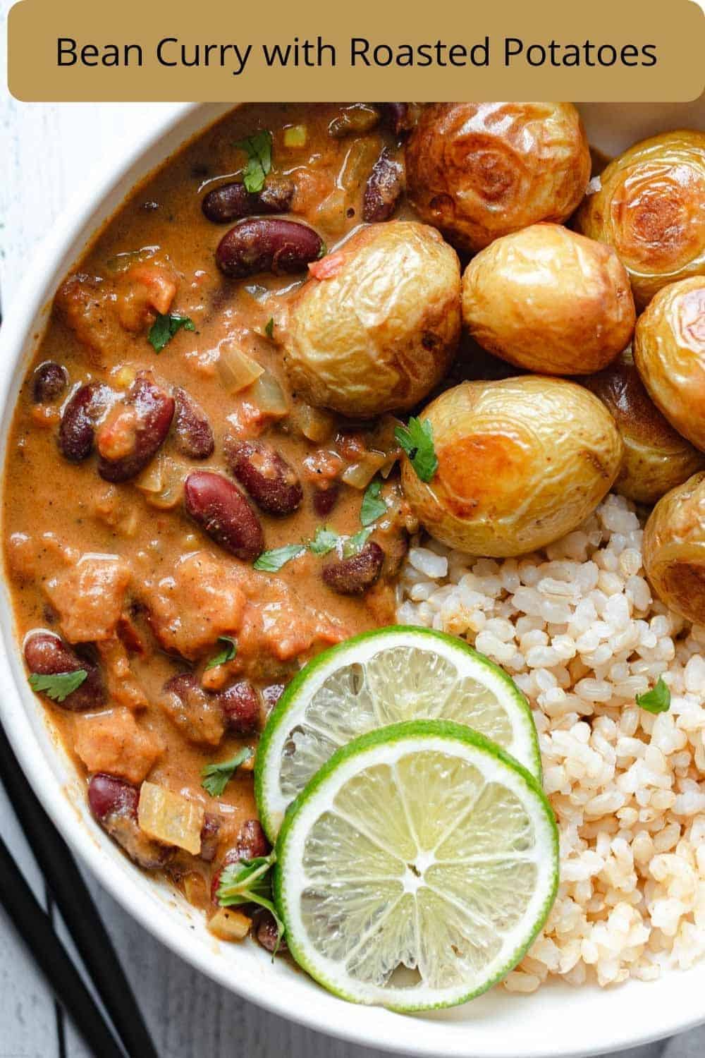 Bean Curry with Roasted Potatoes Cooking For Peanuts