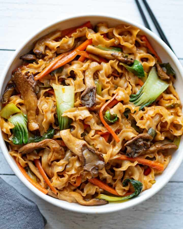 Best Oyster Mushroom Noodle StirFry Cooking For Peanuts