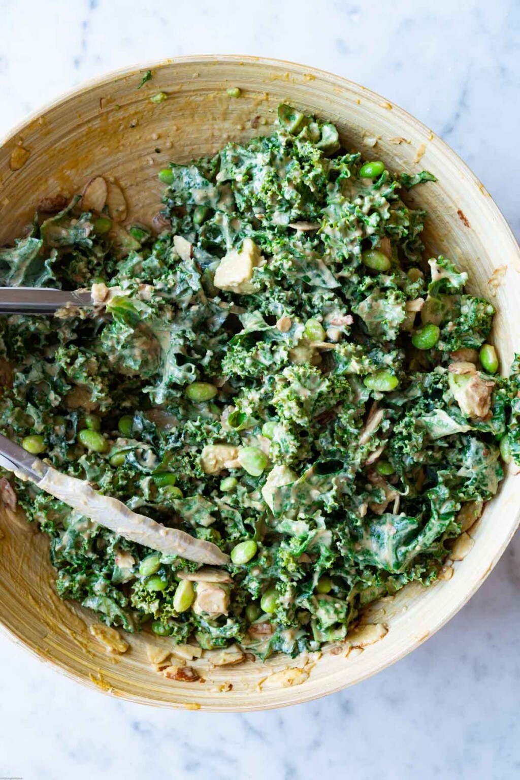 Kale Edamame Salad Cooking For Peanuts