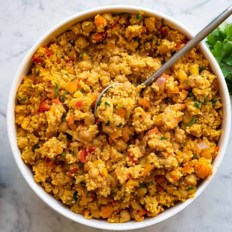 Easy OnePot Moroccan Couscous with Chickpeas Cooking For Peanuts