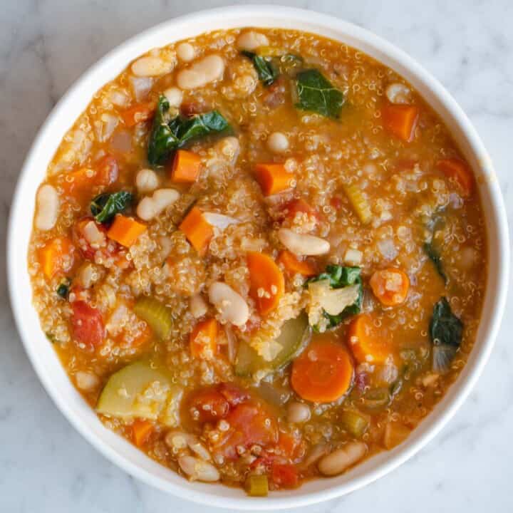 White Bean Soup with Quinoa Cooking For Peanuts