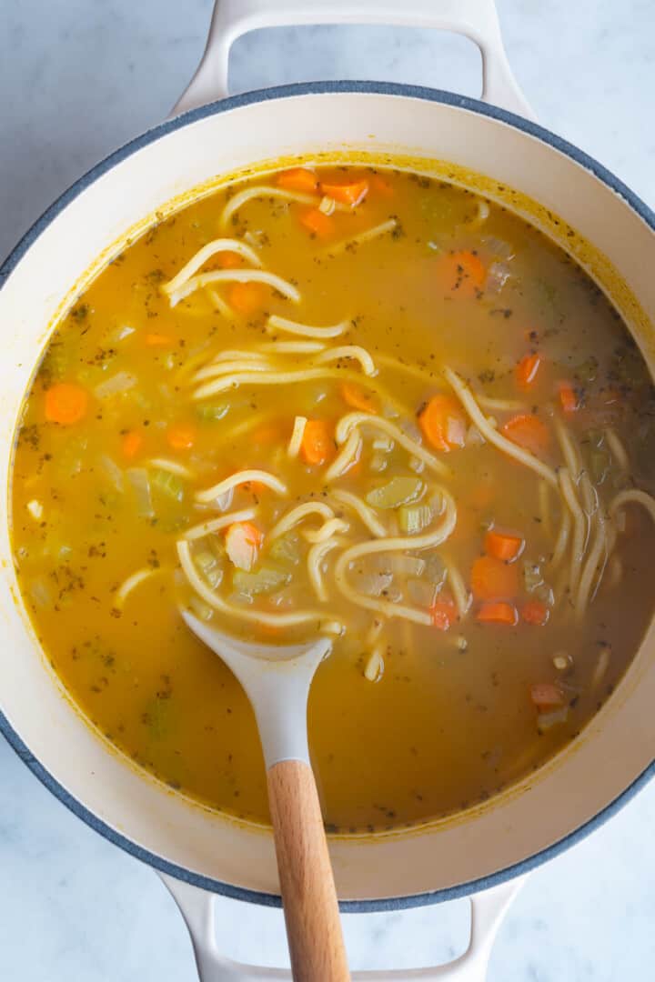 Vegan Chicken Noodle Soup Recipe Cooking For Peanuts