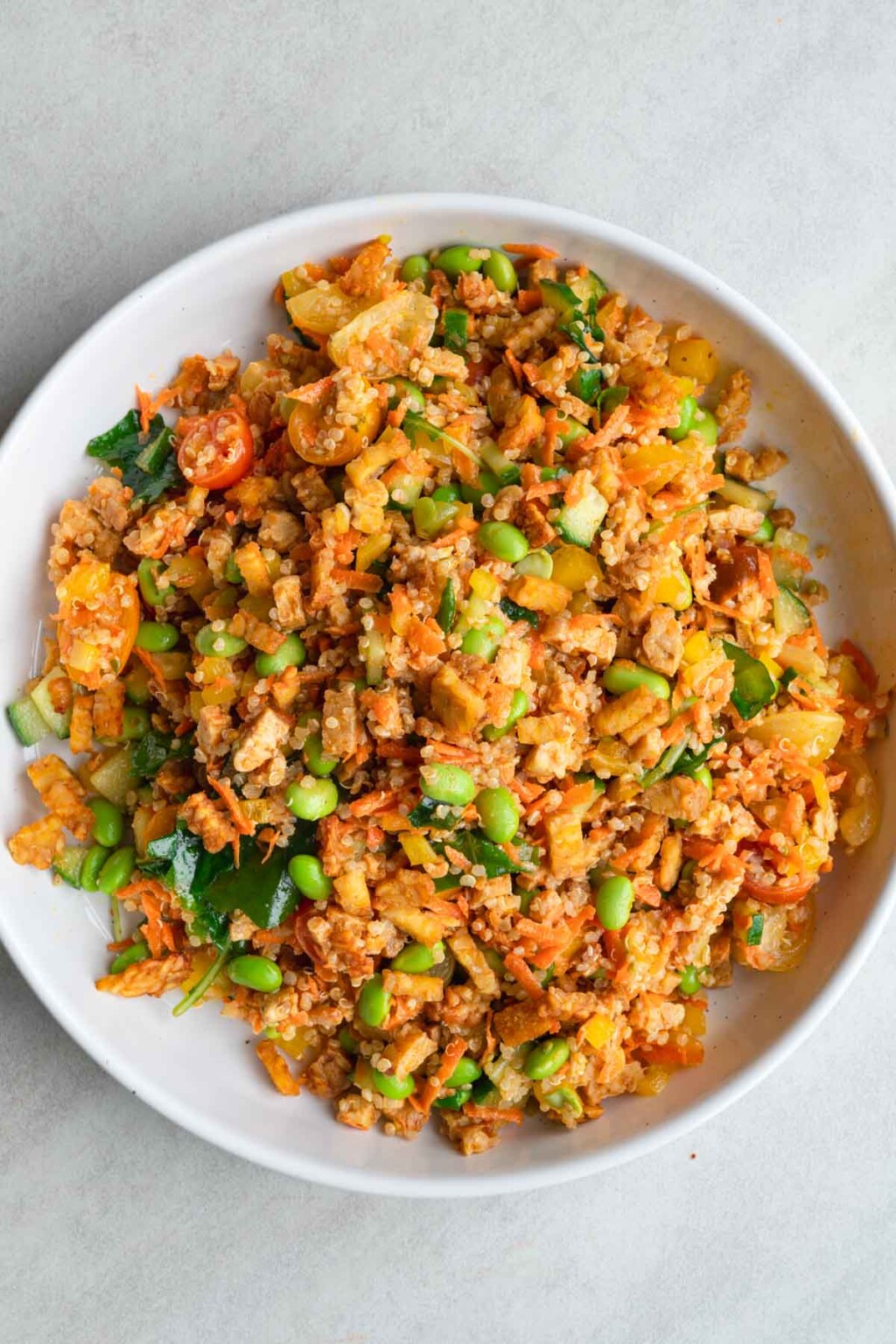 Tempeh Quinoa Salad Cooking For Peanuts