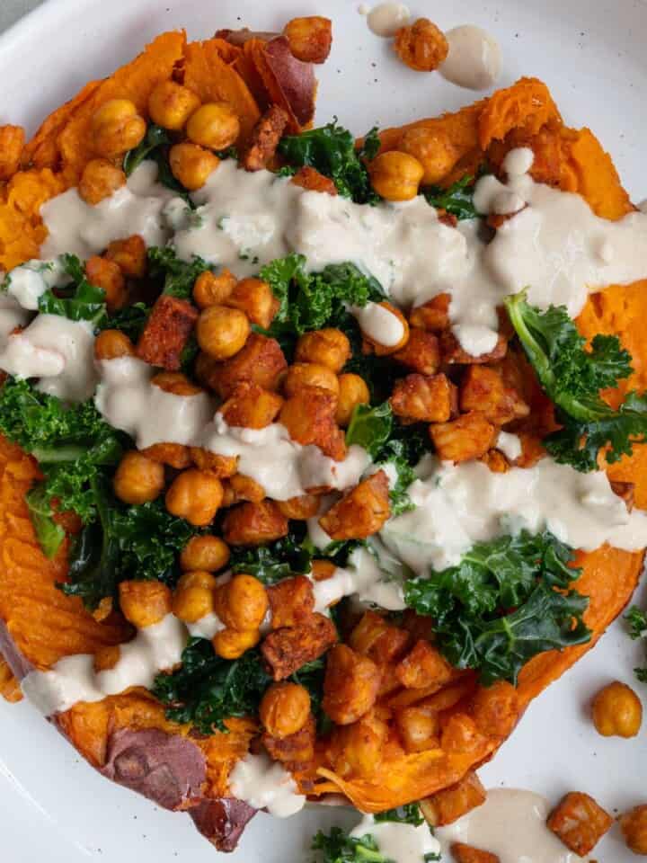Kale & Sweet Potato Wild Rice Bowl Cooking For Peanuts