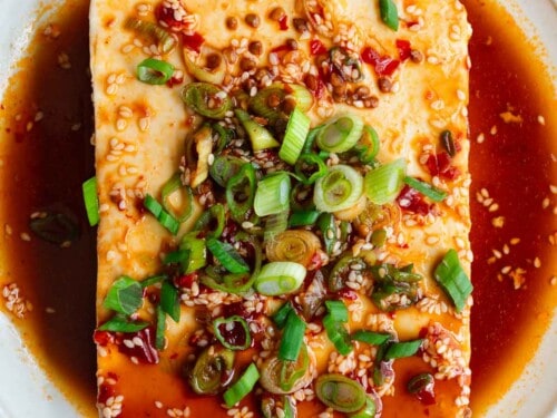 silken tofu with soy dressing Sesame Soy Silken Tofu Recipe