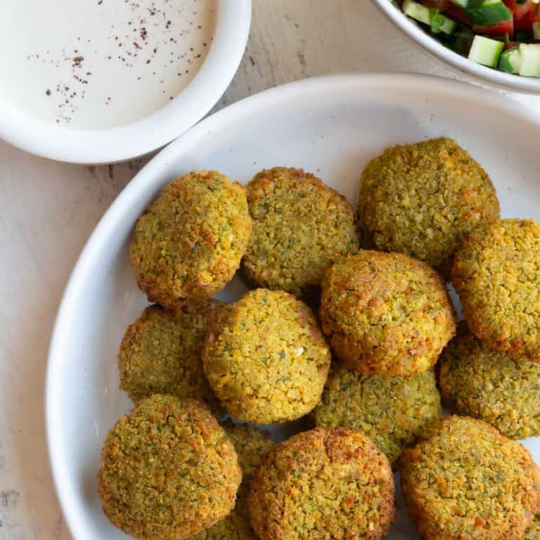 Vegan Air Fryer Falafel Cooking For Peanuts