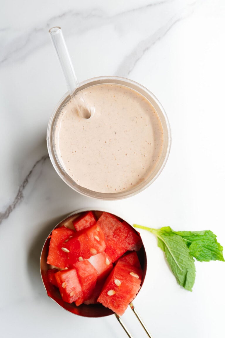 Watermelon Breakfast Skin Nourish Watermelon Smoothie Recipe - Cooking For Peanuts
