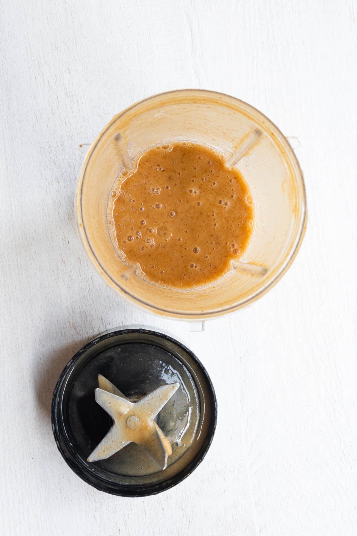 Blended dates and water.