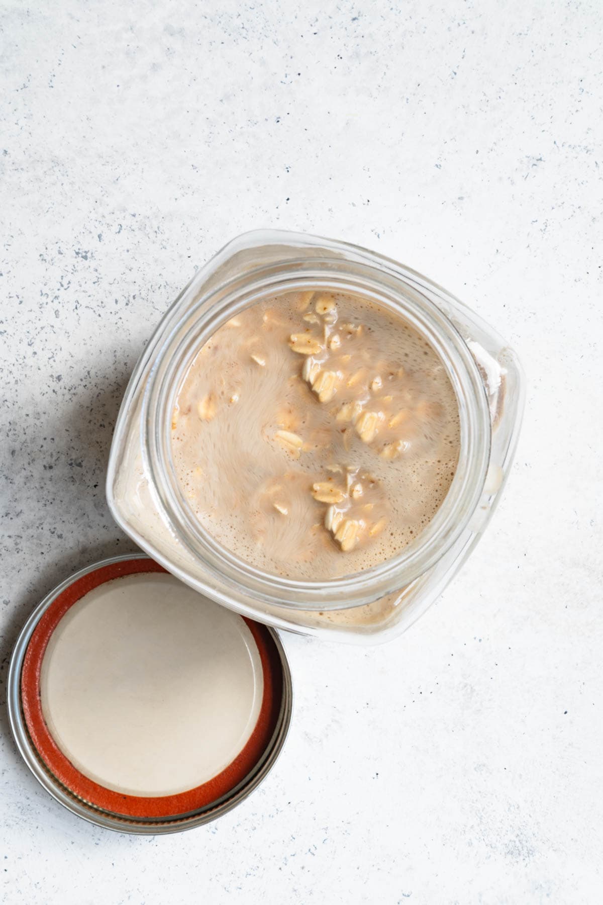 Overnight tiramisu oats.