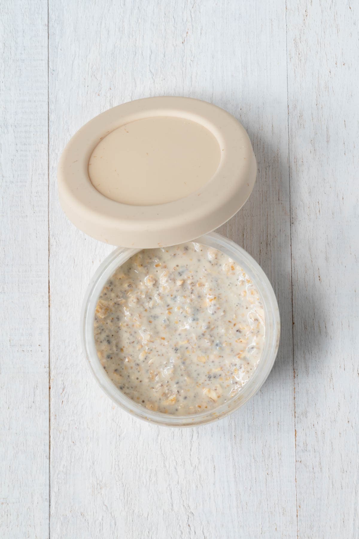 Overnight oats made blood-sugar friendly and high protein.