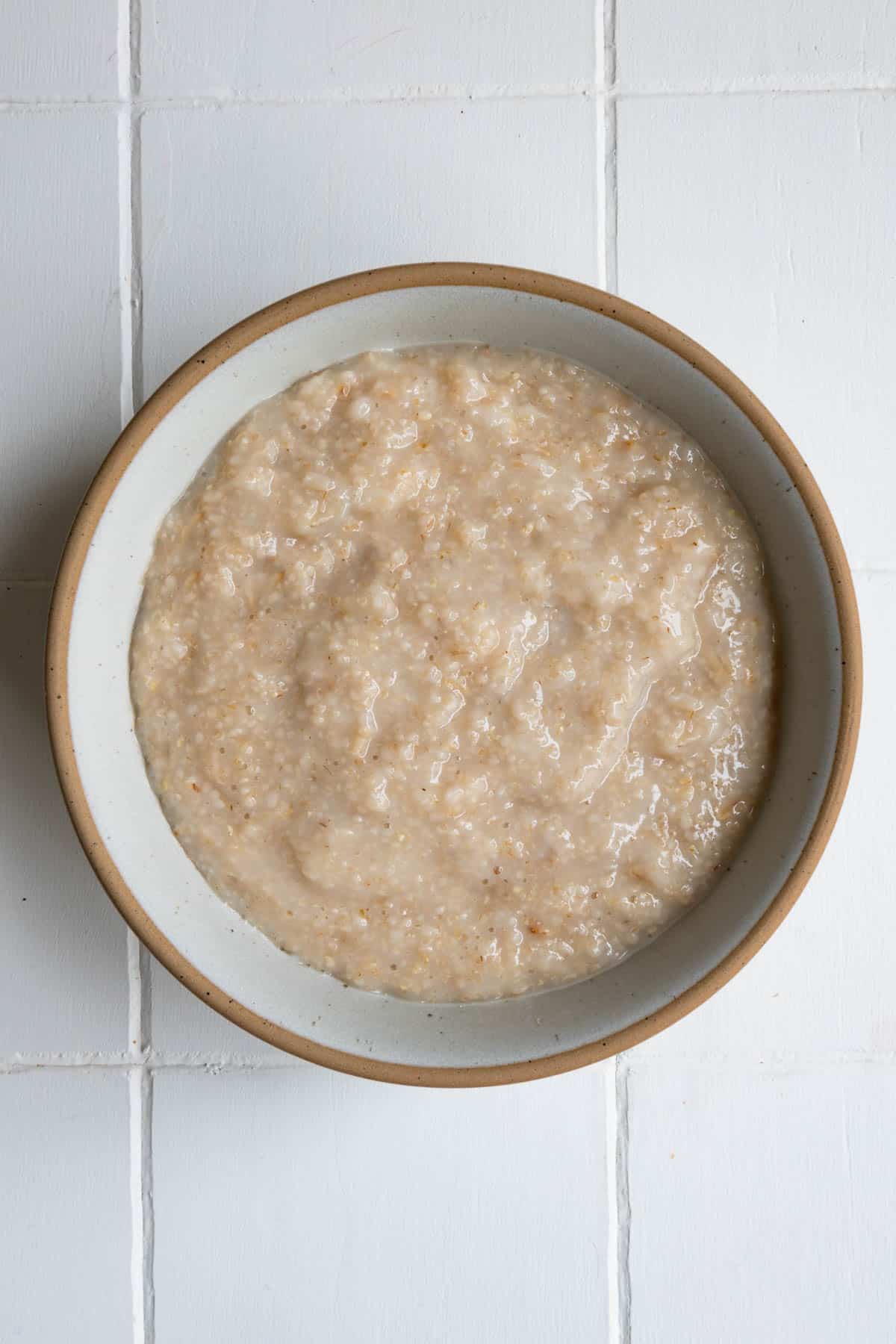 Oat Bran Oats in a bowl.