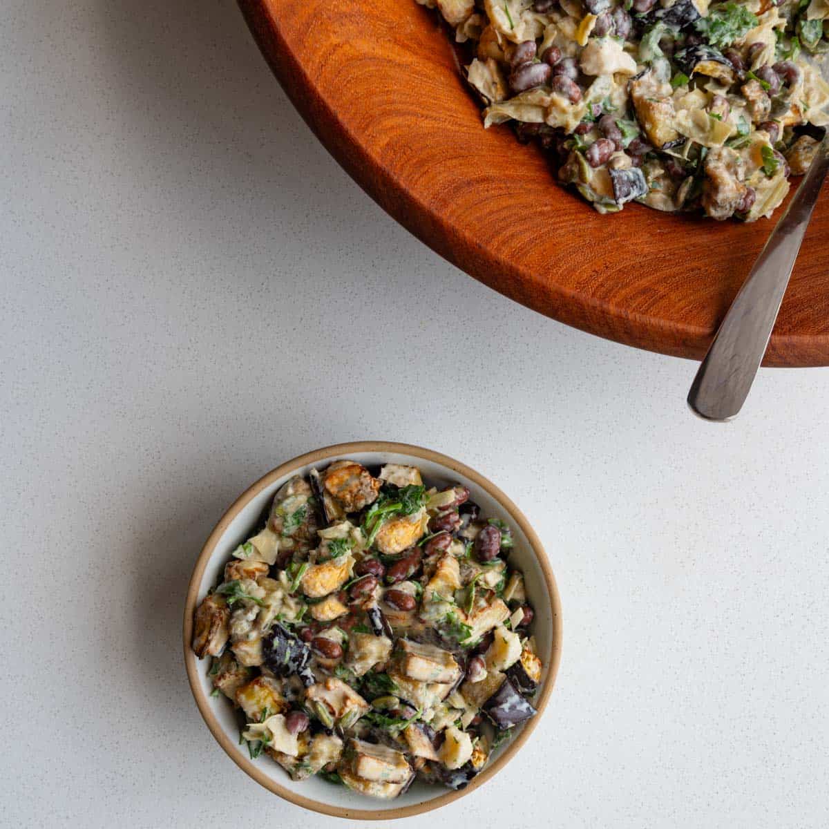 Mediterranean Roasted Eggplant Salad Recipe-image