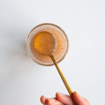 Psyllium husks fiber mixed with water.
