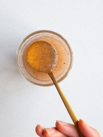 Psyllium husks fiber mixed with water.